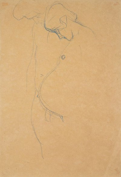 Pregnant Woman with Man by Gustav Klimt